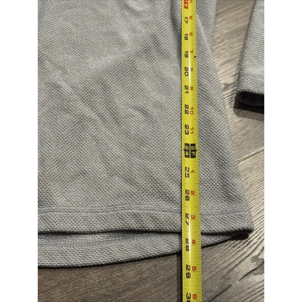 The North Face Men's Textured Cap Rock 1/4 Zip Fleece Pullover Gray XXL 2XL